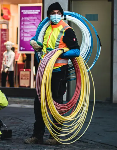 Business broadband installation